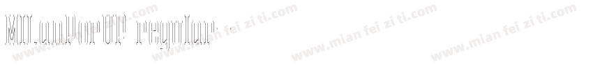 MILanPorVF regular字体转换